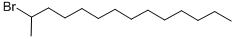 structure of CAS# 74036-95-6, 2-Bromotetradecane;2-BROMOTETRADECANE
