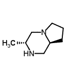 structure of CAS# 740787-48-8, (3R,8aS)-3-Methyloctahydropyrrolo[1,2-a]pyrazine;(3R,8aS)-3-methyloctahydropyrrolo[1,2-a]pyrazine