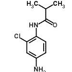 结构式 CAS# 741271-91-0, N-(4-氨基-2-氯苯基)-2-甲基丙酰胺