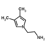 CAS 登录号：741644-54-2， 2-(3,4-二甲基-1H-吡咯-1-基)乙胺