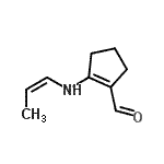 CAS 登录号：74335-45-8， 2-[(1Z)-1-丙烯-1-基氨基]-1-环戊烯-1-甲醛