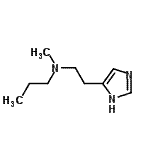 CAS 登录号：744152-43-0， N-[2-(1H-咪唑-4-基)乙基]-N-甲基-1-丙胺