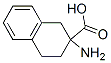 structure of CAS# 74444-77-2, 2-Amino-3,4-Dihydro-1H-Naphthalene-2-Carboxylic Acid;2-Aminotetralin-2-Carboxylic Acid;2-Amino-2-Tetralincarboxylic Acid;Aa013