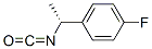 structure of CAS# 745783-73-7, 1-Fluoro-4-[(1R)-1-Isocyanatoethyl]-Benzene