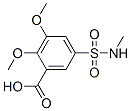 CAS#: 74651-63-1， 2,3-Dimethoxy-5-(Methylsulfamoyl)Benzoic Acid