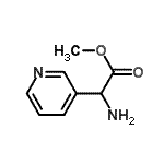 CAS 登录号：746584-27-0， 甲基氨基(3-吡啶基)乙酸酯