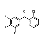 结构式 CAS# 746651-94-5, (2-氯苯基)(3,4,5-三氟苯基)甲酮