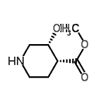 CAS#: 748082-08-8， Methyl (3R,4R)-3-hydroxy-4-piperidinecarboxylate