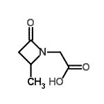 CAS 登录号：748097-11-2， (2-甲基-4-氧代-1-氮杂环丁基)乙酸