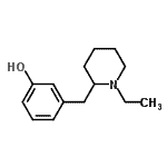 CAS 登录号：748730-41-8， 3-[(1-乙基-2-哌啶基)甲基]苯酚