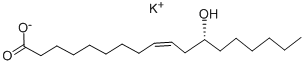 CAS#: 7492-30-0， (9Z,12R)-12-Hydroxy-9-Octadecenoic Acid Potassium Salt (1:1)