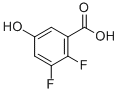 结构式 CAS# 749230-51-1, 2,3-二氟-5-羟基苯甲酸