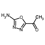 CAS 登录号：74949-72-7， 1-(5-氨基-1,3,4-恶二唑-2-基)乙酮