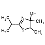 CAS 登录号：749792-07-2， 2-异丙基-4,5-二甲基-4,5-二氢-1,3-噻唑-4-醇