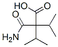 结构式 CAS# 7499-15-2, 2-氨基甲酰-2-异丙基-3-甲基丁酸