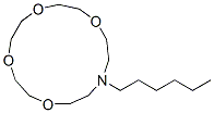 CAS#: 75006-53-0， 13-Hexyl-1,4,7,10-Tetraoxa-13-Azacyclopentadecane