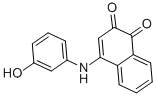 CAS#: 75140-04-4， 4-(3-Hydroxyanilino)-1,2-Dihydronaphthalene-1,2-Dione
