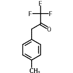 structure of CAS# 75199-80-3, 1,1,1-Trifluoro-3-(4-methylphenyl)acetone;3-(4-Methylphenyl)-1,1,1-trifluoro-2-propanone;MFCD03844195