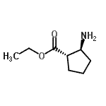 structure of CAS# 752181-59-2, Ethyl (1S,2S)-2-aminocyclopentanecarboxylate;(1S,2S)-ethyl 2-aminocyclopentanecarboxylate;Ethyl (1S,2S)-2-Aminocyclopentanecarboxylate