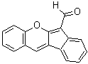 结构式 CAS# 75293-82-2, 茚并[2,1-b]苯并吡喃-6-甲醛