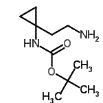 CAS#: 753023-60-8， 2-Methyl-2-propanyl [1-(2-aminoethyl)cyclopropyl]carbamate
