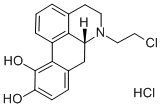 structure of CAS# 75344-87-5, R(-)-Chloroethylnorapomorphine Hydrochloride