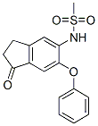 CAS 登录号：75360-85-9， N-[1-氧代-6-(苯氧基)-2,3-二氢茚-5-基]甲烷磺酰胺