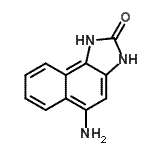 CAS 登录号：75370-64-8， 5-氨基-1,3-二氢-2H-萘并[1,2-d]咪唑-2-酮