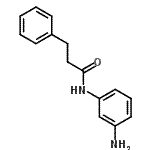 structure of CAS# 754162-13-5, N-(3-Aminophenyl)-3-phenylpropanamide;MFCD08691856