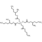 CAS 登录号：75457-52-2， 2-乙基己基4-(3-丁氧基-3-氧代丙基)-10-乙基-4-({2-[(2-乙基己基)氧基]-2-氧代乙基}硫基)-7-氧代-8-氧杂-3,5-二硫杂-4-锡杂十四碳n-1-酸酯