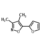 CAS#: 75601-30-8， 5-(2-Furyl)-3,4-dimethyl-1,2-oxazole