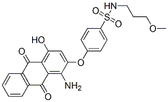 CAS#: 75601-56-8， 4-(1-Amino-4-Hydroxy-9,10-Dioxoanthracen-2-Yl)Oxy-N-(3-Methoxypropyl)Benzenesulfonamide