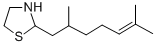 CAS#: 75606-42-7， 2-(2,6-Dimethylhept-5-Enyl)-1,3-Thiazolidine