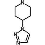 CAS 登录号：756476-21-8， 4-(1H-1,2,3-三唑-1-基)哌啶