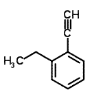 structure of CAS# 75659-49-3, 1-Ethyl-2-ethynylbenzene;1-ETHYL,2-ETHYNYL-BENZENE;1-ethyl-2-ethynyl-benzene;2-Ethylphenylacetylene