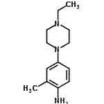 CAS 登录号：757192-75-9， 4-(4-乙基-1-哌嗪基)-2-甲基苯胺