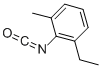 structure of CAS# 75746-71-3, 2-Ethyl-6-Methylphenyl Isocyanate;Benzene, 1-Ethyl-2-Isocyanato-3-Methyl- (9CI);2-ETHYL-6-METHYLPHENYL ISOCYANATE