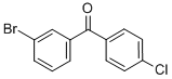 structure of CAS# 75762-56-0, 3-Bromo-4'-Chlorobenzophenone;(3-BROMOPHENYL)(4-CHLOROPHENYL)METHANONE;3-BROMO-4'-CHLOROBENZOPHENONE