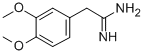 structure of CAS# 757878-04-9, 2-(3,4-Dimethoxy-Phenyl)-Acetamidine;2-(3,4-Dimethoxyphenyl)Ethanimidamide(SALTDATA: Hcl);2-(3,4-Dimethoxy-Phenyl)-Acetamidine Hoac;2-(3,4-DIMETHOXY-PHENYL)-ACETAMIDINE