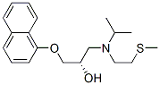 CAS#: 75790-55-5， 1-(2-Methylsulfanylethylamino)-3-Naphthalen-1-Yloxypropan-2-Ol