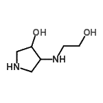 CAS 登录号：757967-89-8， 4-[(2-羟基乙基)氨基]-3-吡咯烷醇