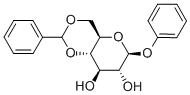 structure of CAS# 75829-66-2, (-)-(4,6-O-Benzylidene)Phenyl-beta-D-Glucopyranoside;(-)-(4,6-O-BENZYLIDENE)PHENYL-BETA-D-GLUCOPYRANOSIDE;(-)-(4,6-O-Benzylidene)Phenyl-Beta-D-Glucopyranos;(-)-(4,6-O-Benzylidene)Phenyl-Β-D-Glucopyranoside