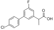 CAS#: 75852-61-8， 2-[3-(4-Chlorophenyl)-5-Fluorophenyl]Propanoic Acid