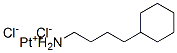 CAS#: 75862-17-8， cis-Bis(cyclohexylbutylammine)dichloroplatinum (II)