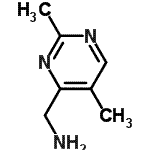 CAS 登录号：75985-32-9， 1-(2,5-二甲基-4-嘧啶基)甲胺