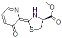 结构式 CAS# 76045-30-2, (2E,4S)-2-(3-氧代吡啶-2-亚基)-1,3-噻唑烷-4-羧酸甲酯