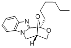 CAS#: 76099-00-8， 4,5-Dihydro-1-Hexyl-1,4-Epoxy-1H,3H-(1,4)Oxazepino(4,3-a)Benzimidazole