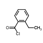 structure of CAS# 76118-05-3, 2-Ethylbenzoyl chloride;2-ETHYLBENZOYL CHLORIDE;MFCD12024946