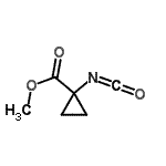 CAS 登录号：76126-48-2， 甲基1-异氰酸环丙烷羧酸酯