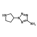 CAS 登录号：761376-44-7， 2-(3-吡咯烷基)-2H-四唑-5-胺
